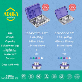 AOHEA BPA-free, non-toxic design supports safe meal packing