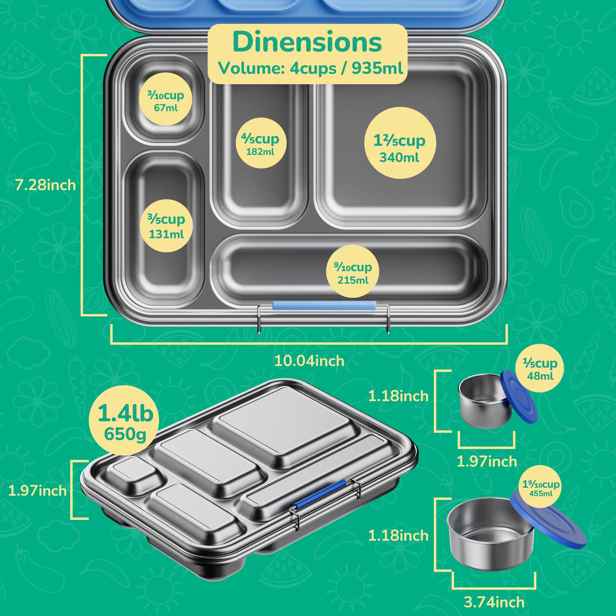AOHEA 304 stainless steel design dishwasher-safe and durable for daily use
