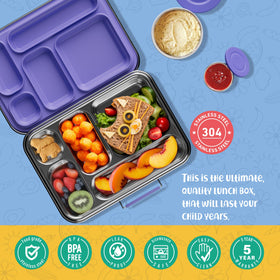 AOHEA leakproof cap protects sauces during transit for kids' lunches