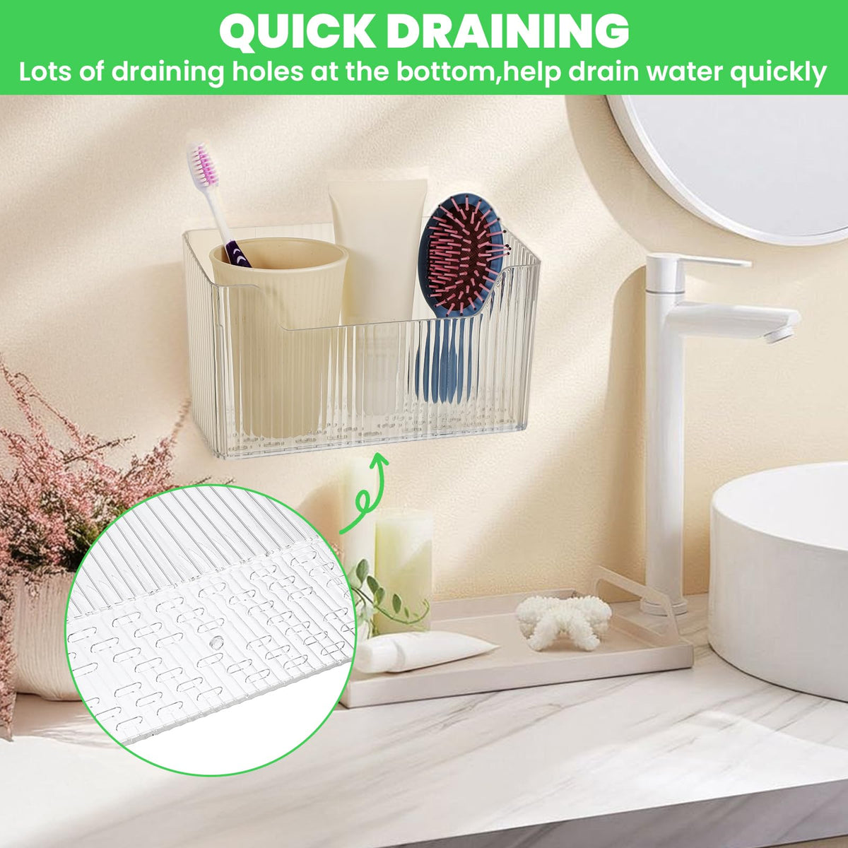AojSup inside cabinet door organizer mounts easily for tidy kitchen storage