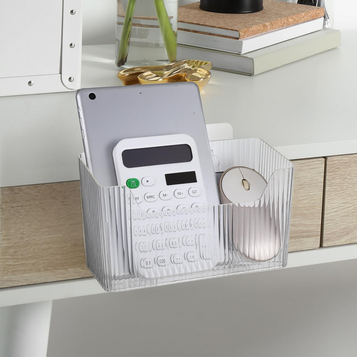 AojSup versatile cabinet-door bins for towels, lids, and cleaners