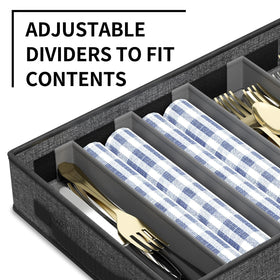 Aokeyee stackable design saves cabinet space and tidies contents.