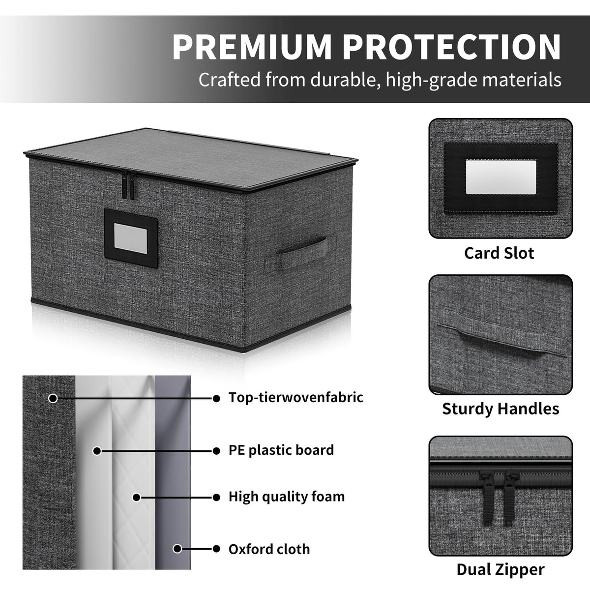Aokeyee multi-layer protection cushions glasses against scratches and bumps.