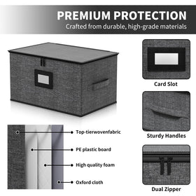 Aokeyee multi-layer protection cushions glasses against scratches and bumps.