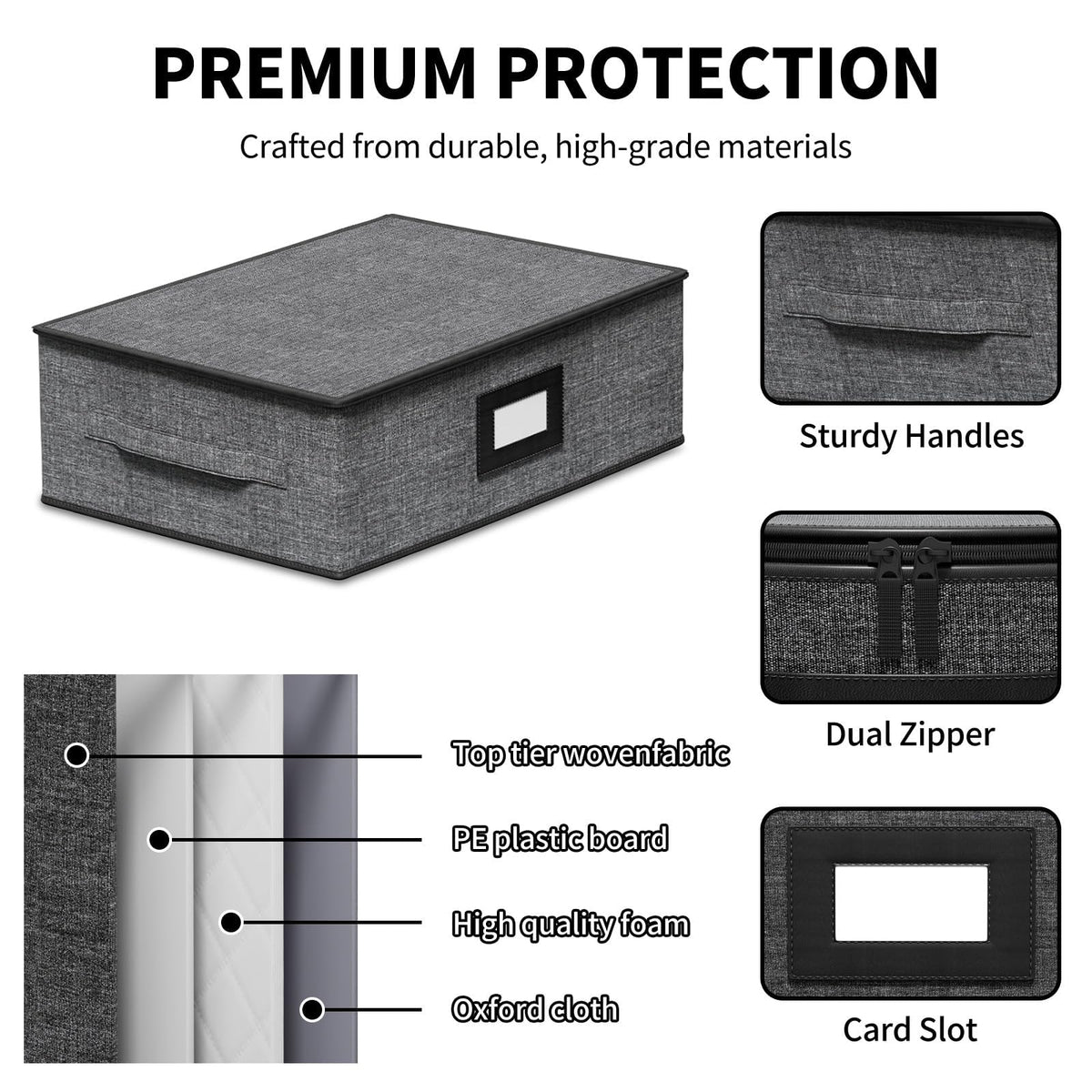 Aokeyee stackable design saving cabinet space while keeping items tidy
