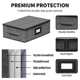 Aokeyee stackable design saving cabinet space while keeping items tidy