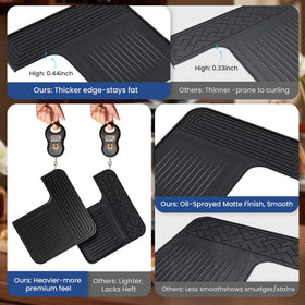 Aolaike 24x16 coffee bar base mat keeps spills contained