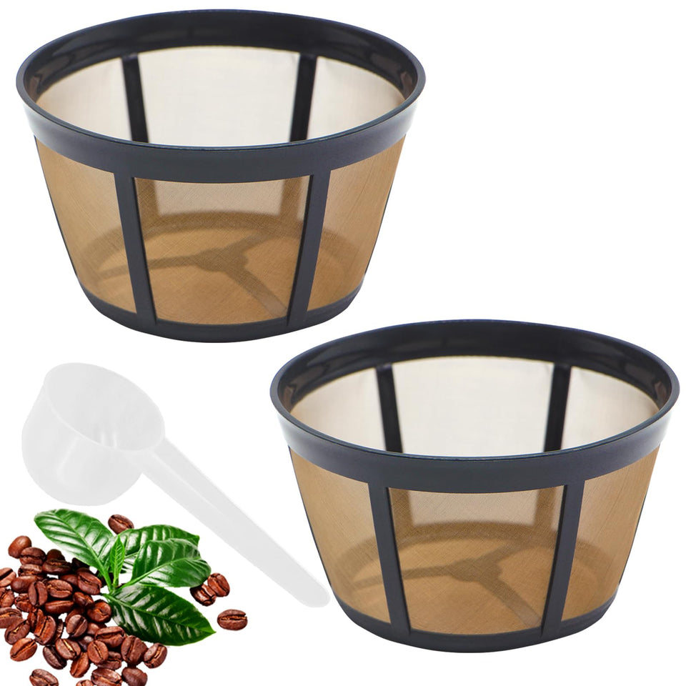 Aolleteau two-pack reusable coffee filter compatible with Bunn BX/BTX.