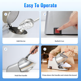 AOLTCUZ durable metal construction with stainless blades and die-cast hopper.