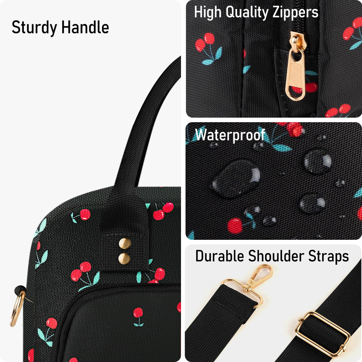 Aomeskoitoy cherry design makes a stylish gift for women and moms.