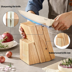Aomiesen 8-inch chef knife blade close-up for precise slicing.