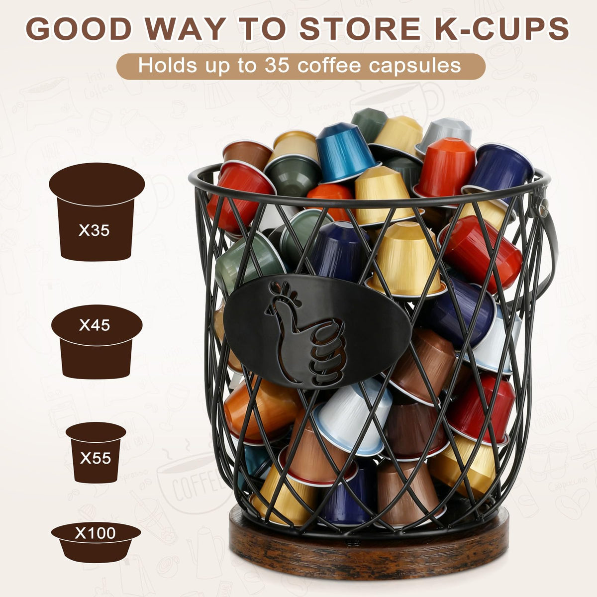 AOOHOOA decorative egg basket adds rustic charm to holidays