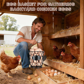 AOOHOOA egg basket mesh opening promotes airflow and quick egg cooling