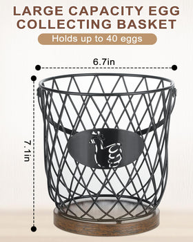 AOOHOOA egg basket doubles as a K-Cup organizer on the counter