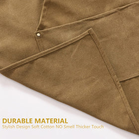 Aoomzoon 16oz canvas fabric feels sturdy and washable