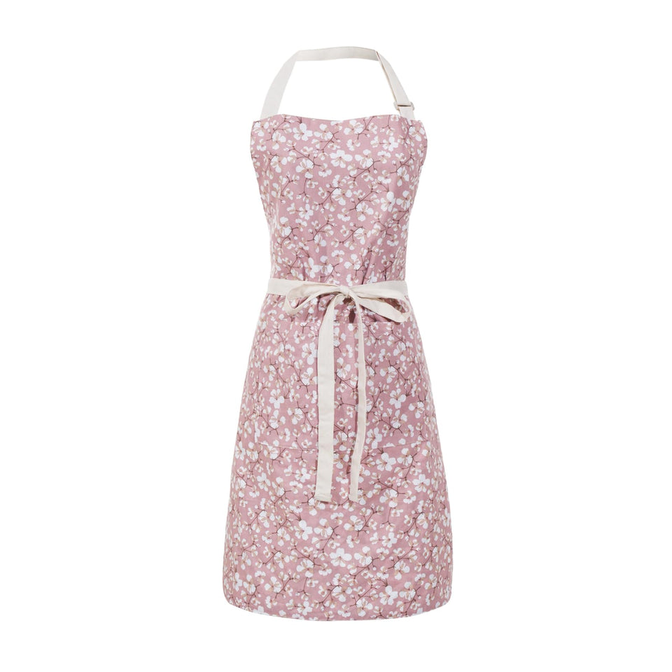 Aoomzoon double-sided apron with two pockets provides versatile cooking protection and easy tool access.