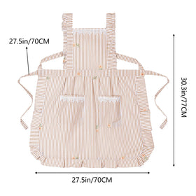 Aoomzoon full-front coverage protects clothing from spills and splashes