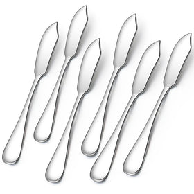 AOOSY butter knife close-up with cute handle, ideal for spreading and serving.
