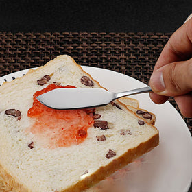 AOOSY 5.9-inch stainless steel knife held in hand, compact and easy to handle.