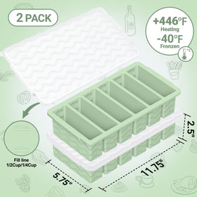 Aopigavi easy-release freezer mold in action shows clean cube release.