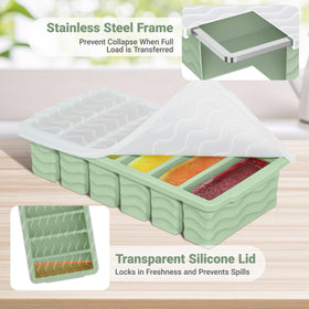 Aopigavi multi-use freezer tray ideal for soups, broths, sauces, and drinks.