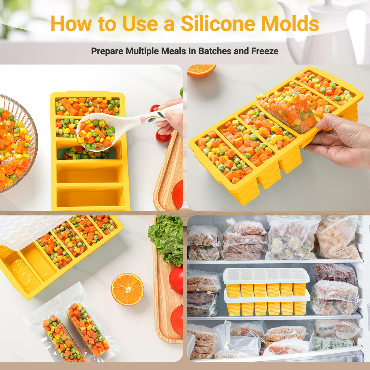 Aopigavi oven and dishwasher safe freezer trays withstand versatile kitchen use.