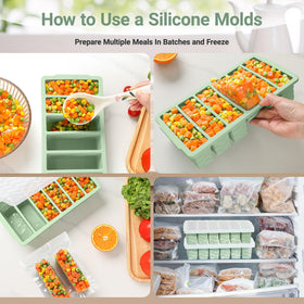 Aopigavi oven and dishwasher safe freezer trays withstand -40°F to 428°F.