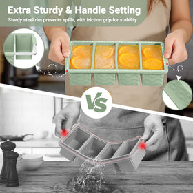 Aopigavi leak-proof lids prevent odor transfer and leaks.