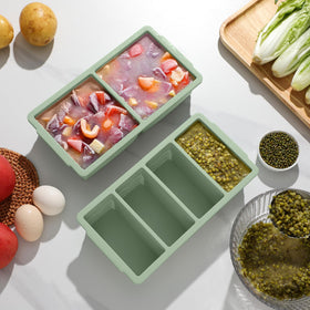 Aopigavi freezer mold shows clear portion markings for ml.