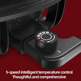 Non-stick coating helps food release easily and simplifies cleanup.