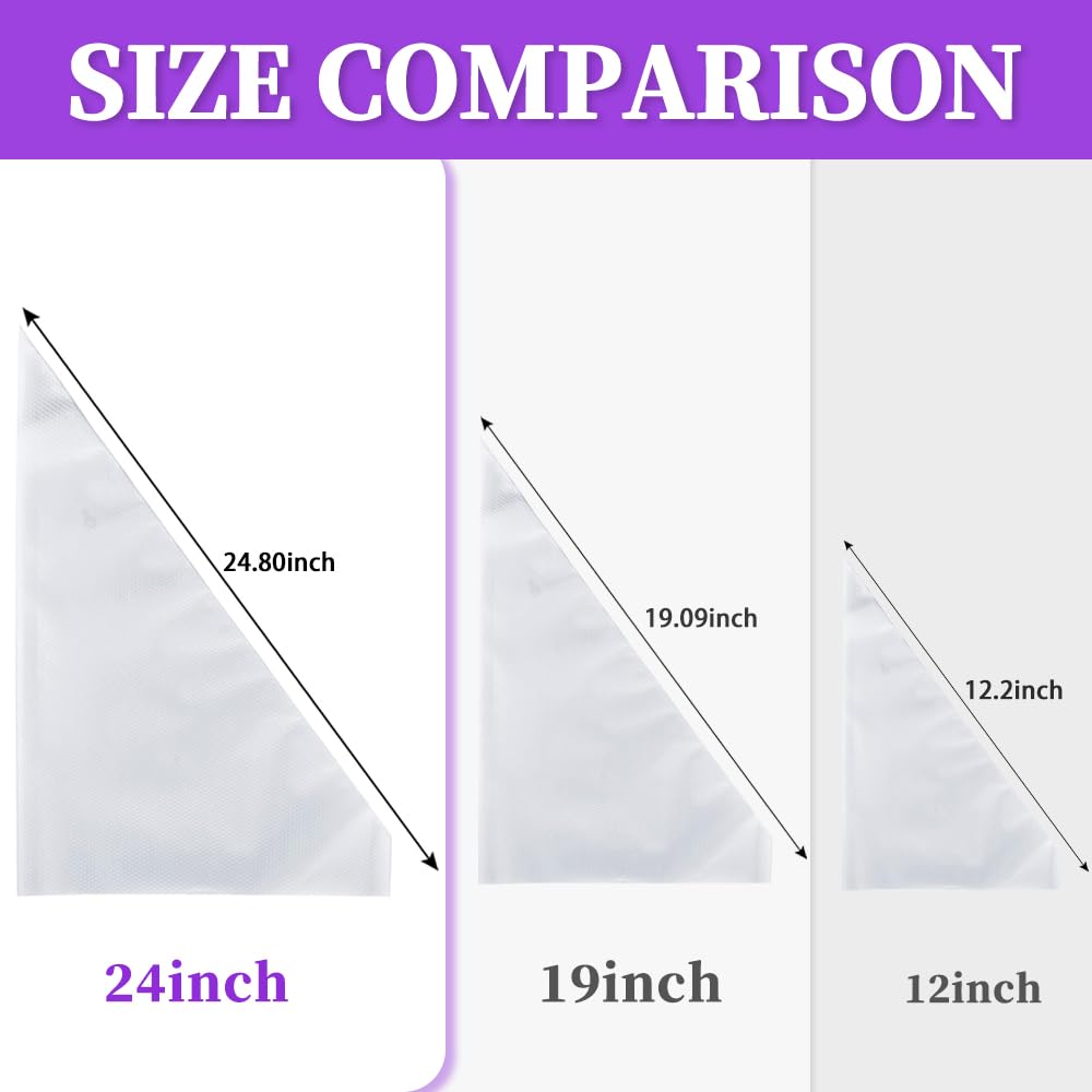 AOSHIDINGSHUO extra-large thick pastry bag delivers precise control with a non-slip grip.