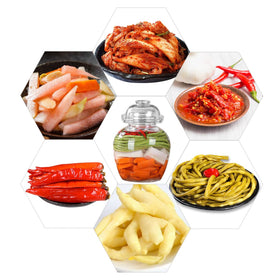 Aosnttol water-seal airlock lid reduces odors during fermentation.