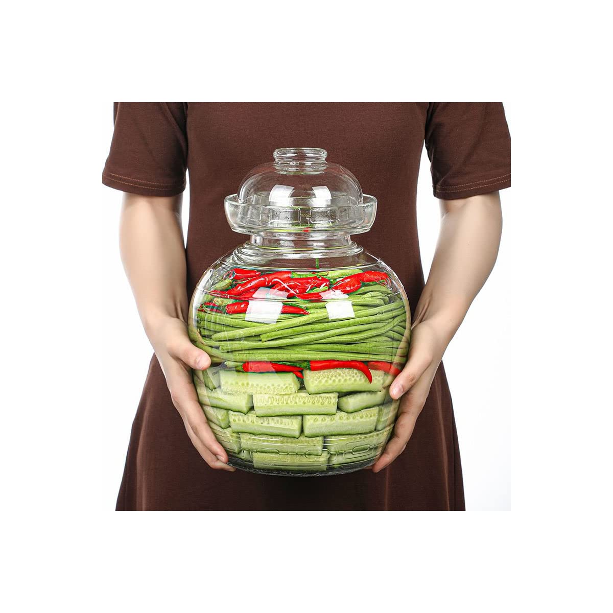Aosnttol weekly water-top-up maintains airtight fermentation.