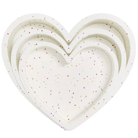 AOTASO 3-piece silicone heart pans set in 6, 8, and 10 inch sizes for baking