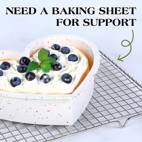 Ideal for cakes, cheesecakes, and brownies in 6, 8, and 10 inches