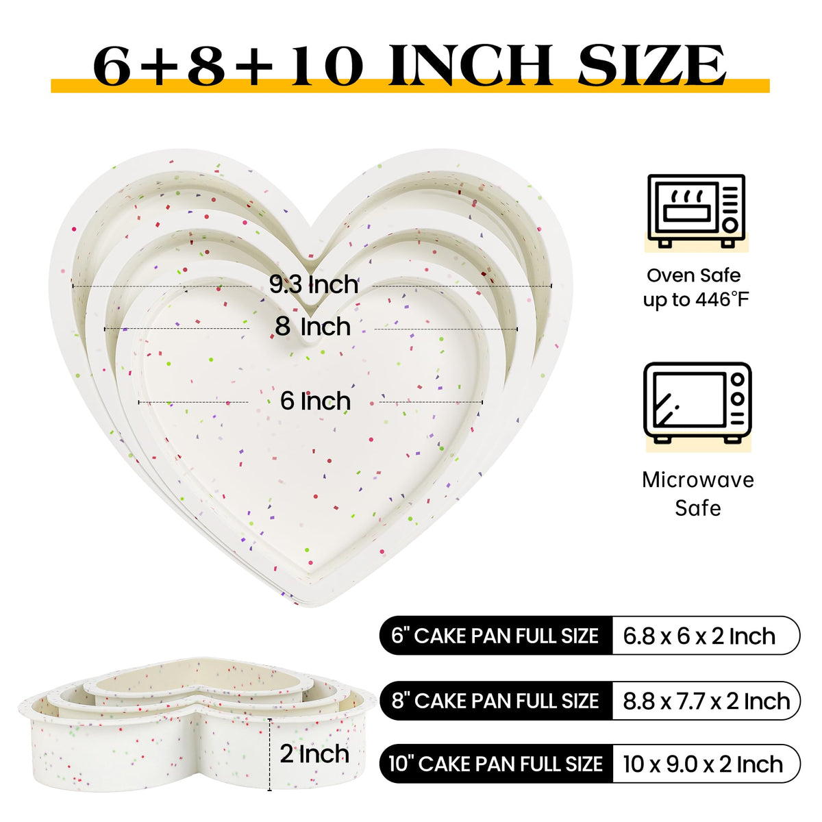 Dishwasher-safe AOTASO heart pans simplify cleanup after baking
