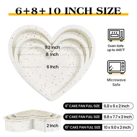 Dishwasher-safe AOTASO heart pans simplify cleanup after baking