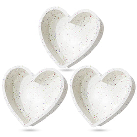 AOTASO 8-inch heart cake pan set in cream, easy release for clean heart-shaped cakes.