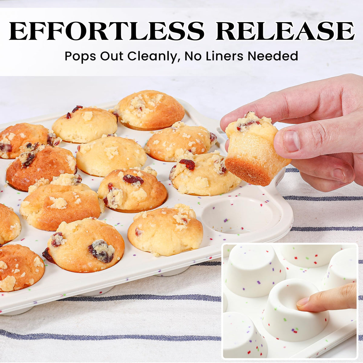 AOTASO BPA-free silicone tray with odor-free baking performance.