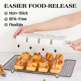 AOTASO meatloaf pan compact size for single-serve portions.