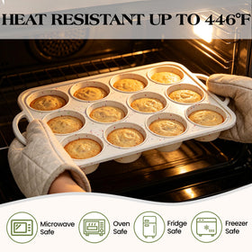AOTASO versatile pan set suitable for muffins, snacks, and treats.