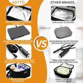 Aotto 3-in-1 car warmer heats meals on the road