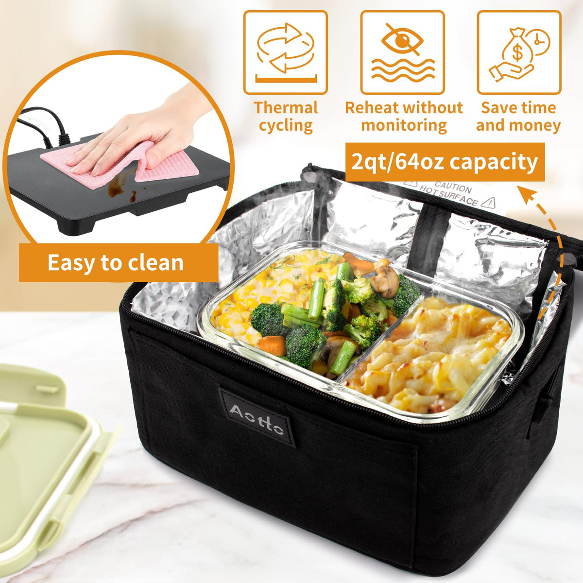 Aotto compatible with glass, metal, and ceramic containers
