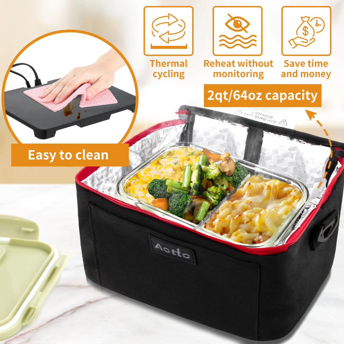 Aotto Portable Oven compact design aids easy storage during travel