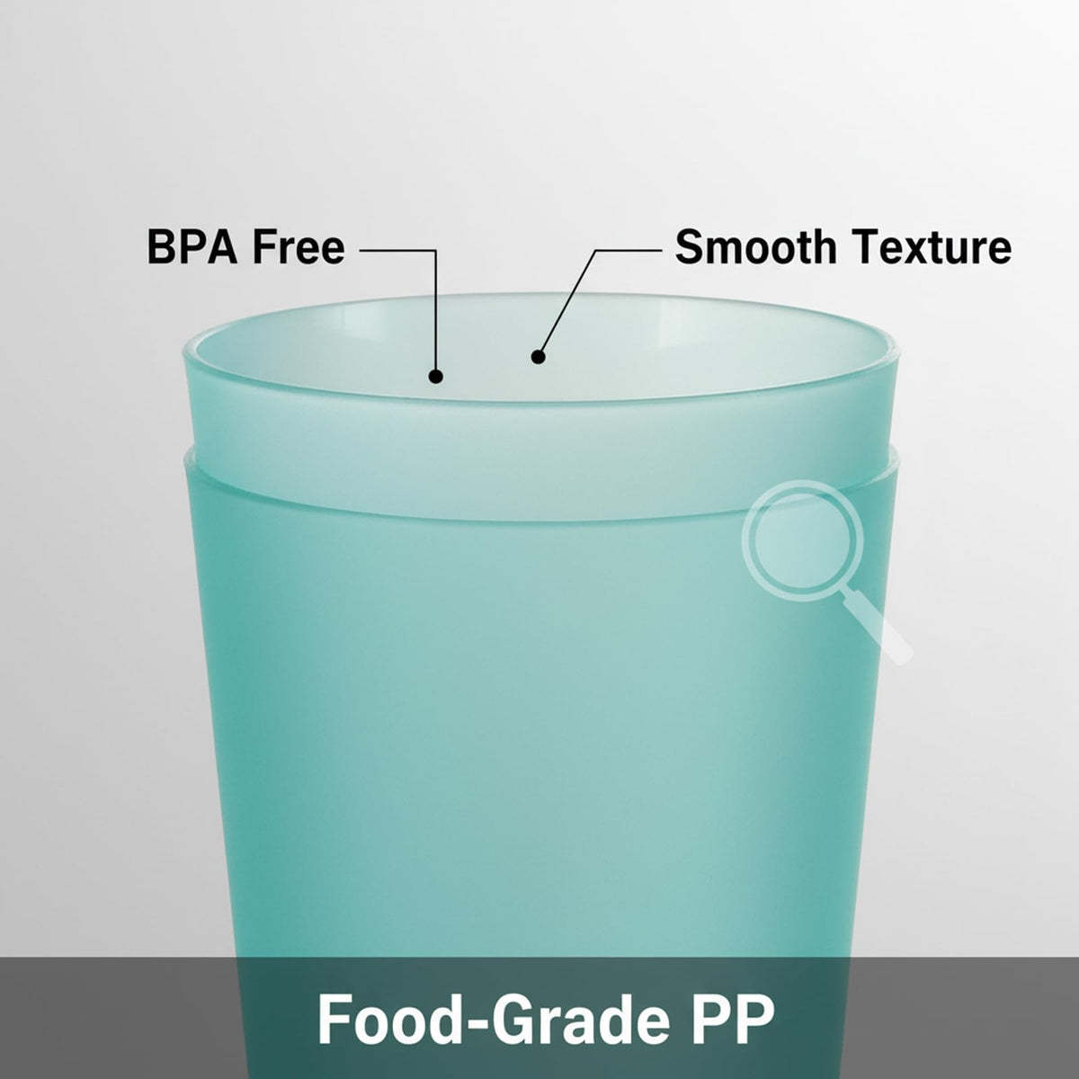 AOYITE BPA-free cups emphasizing safe, reusable dining option