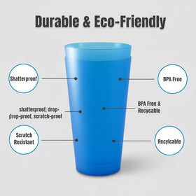 AOYITE dishwasher-safe plastic cups convenient for busy kitchens and cleanup