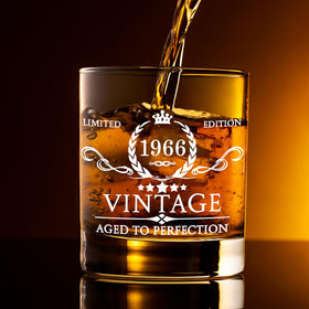AOZITA glass complements 60th anniversary celebrations with vintage vibe.
