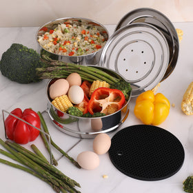 AOZITA air-tight lid for baking and reheating with moisture retention.