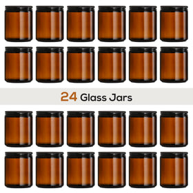AOZITA airtight lid with foam seal on jar for leakproof travel.