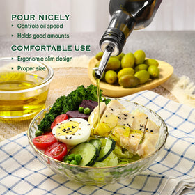 AOZITA anti-slip bottom keeps the bottle steady on slippery counters.